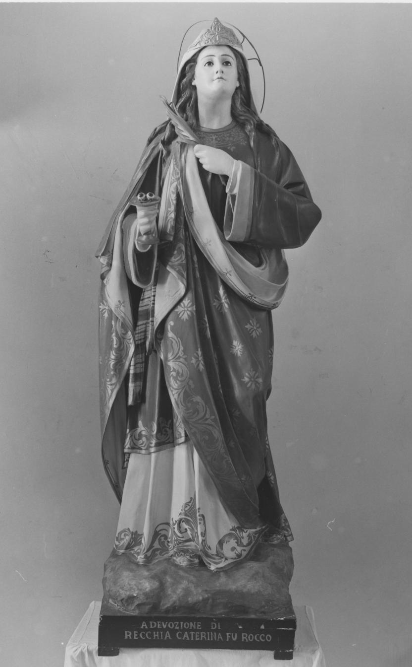 Santa Lucia (statua) - bottega Italia meridionale (secc. XIX/ XX)
