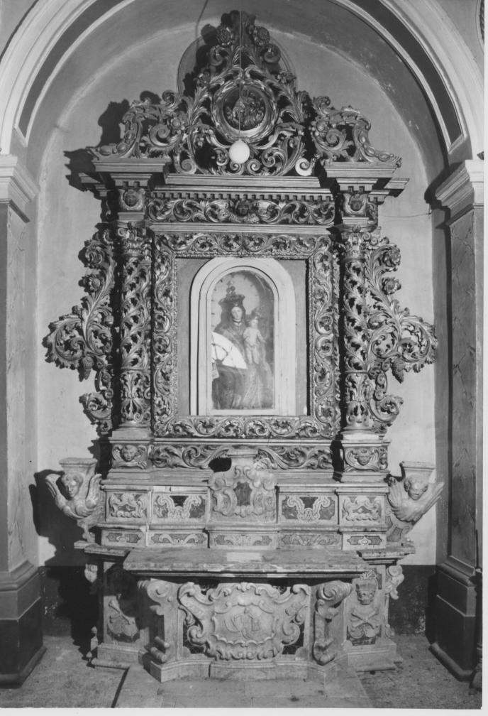 cornice di pala d'altare - bottega lucana (seconda metà sec. XVII)