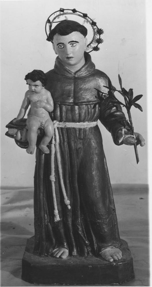 Sant'Antonio di Padova (statua) - ambito Italia meridionale (sec. XIX)