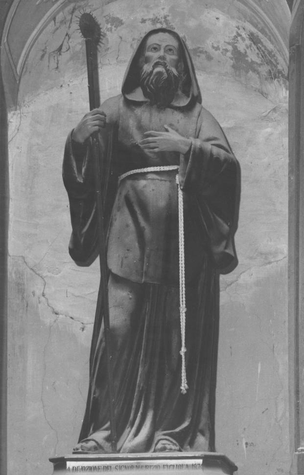 San Francesco di Paola (statua) - bottega leccese (sec. XIX)