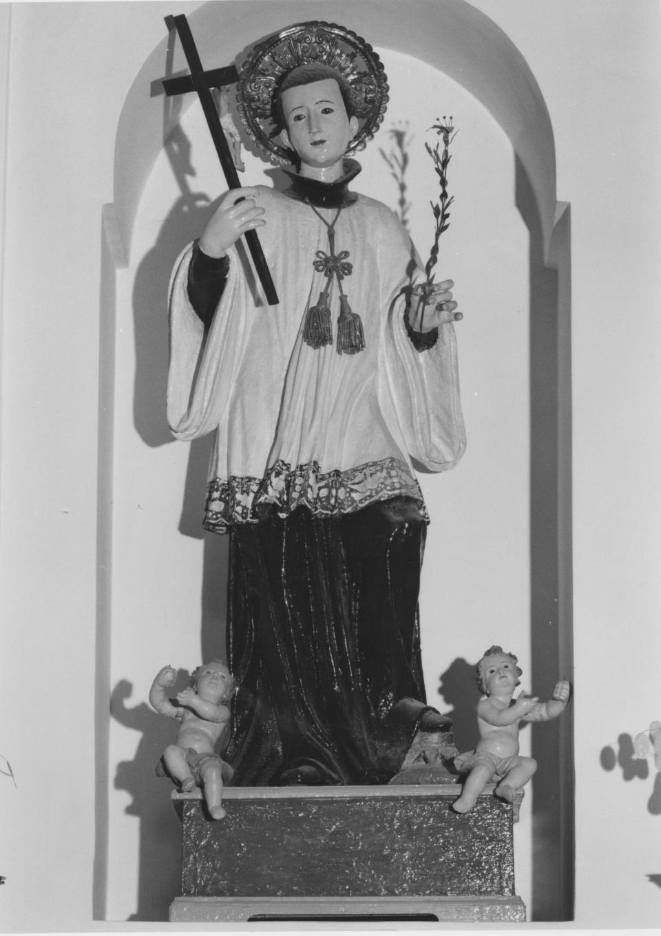 San Luigi Gonzaga (statua) - bottega leccese (prima metà sec. XIX)