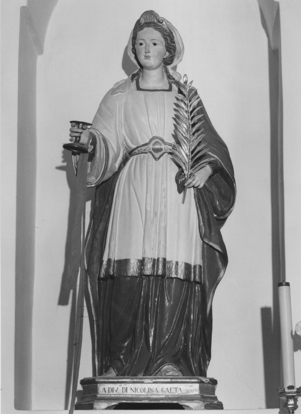 Santa Lucia (statua) - bottega napoletana (sec. XIX)