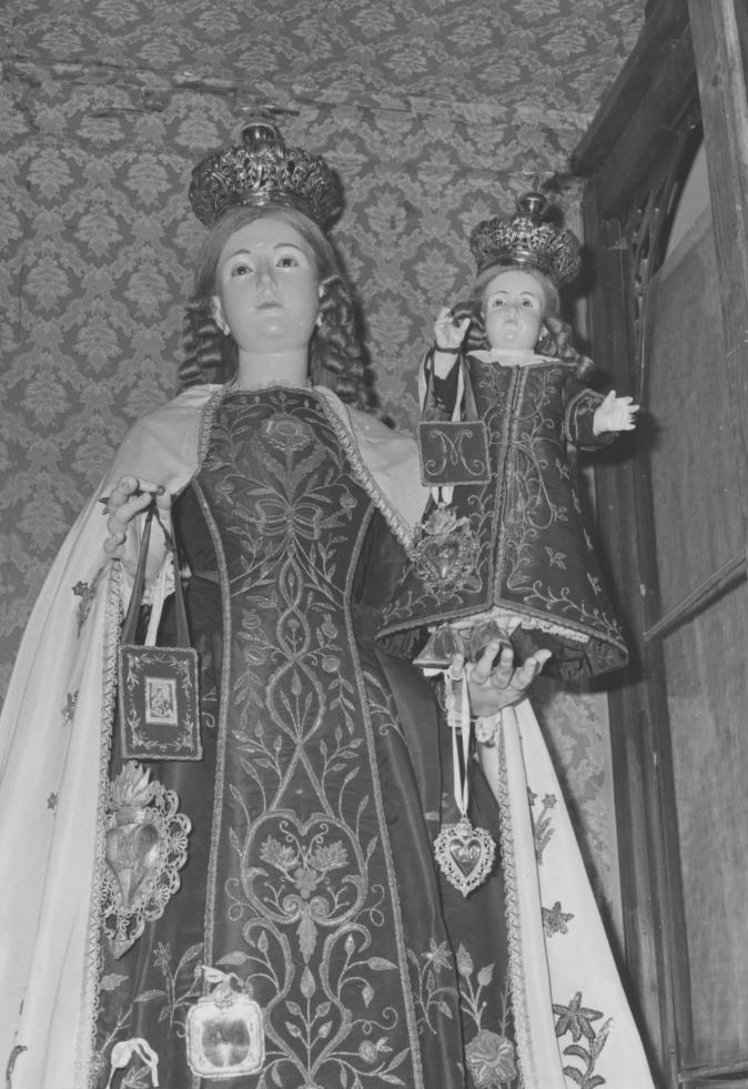 Madonna del Carmelo (manichino) - bottega Italia meridionale (seconda metà sec. XVIII)