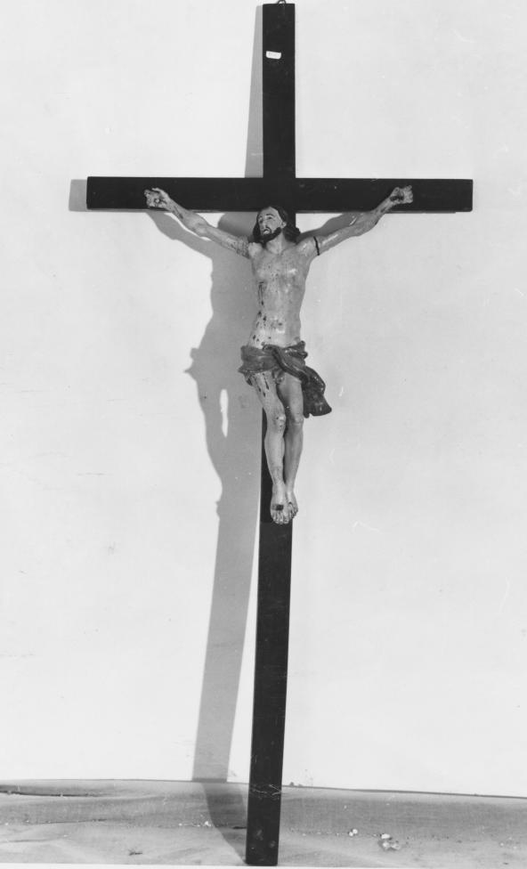 Cristo crocifisso (statua) - bottega Italia meridionale (fine/inizio secc. XVII/ XVIII)