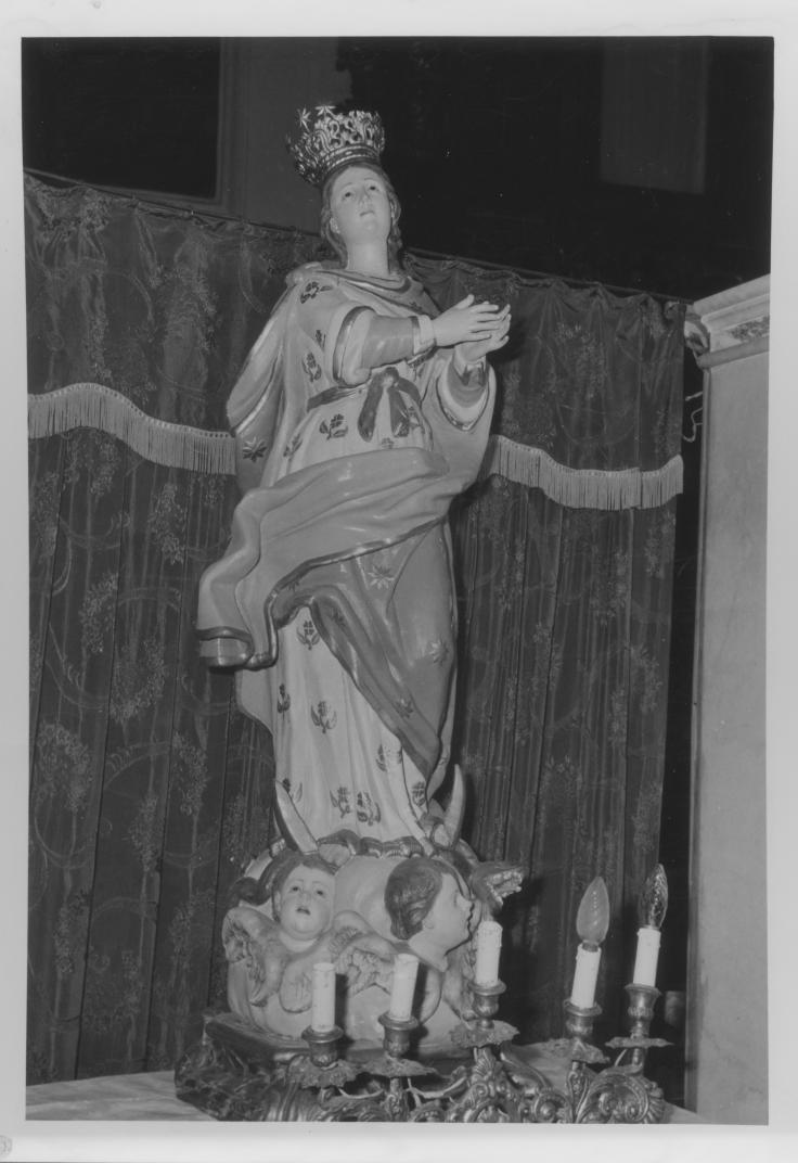 Madonna Immacolata (statua) - ambito Italia meridionale (prima metà sec. XIX)