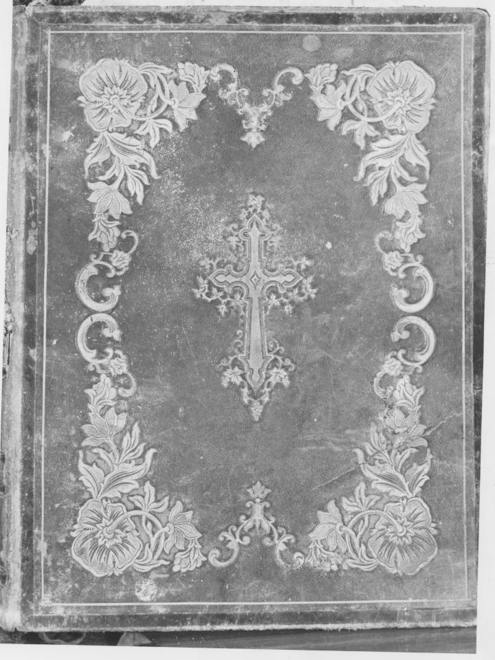 coperta di libro liturgico - bottega Italia meridionale (seconda metà sec. XIX)