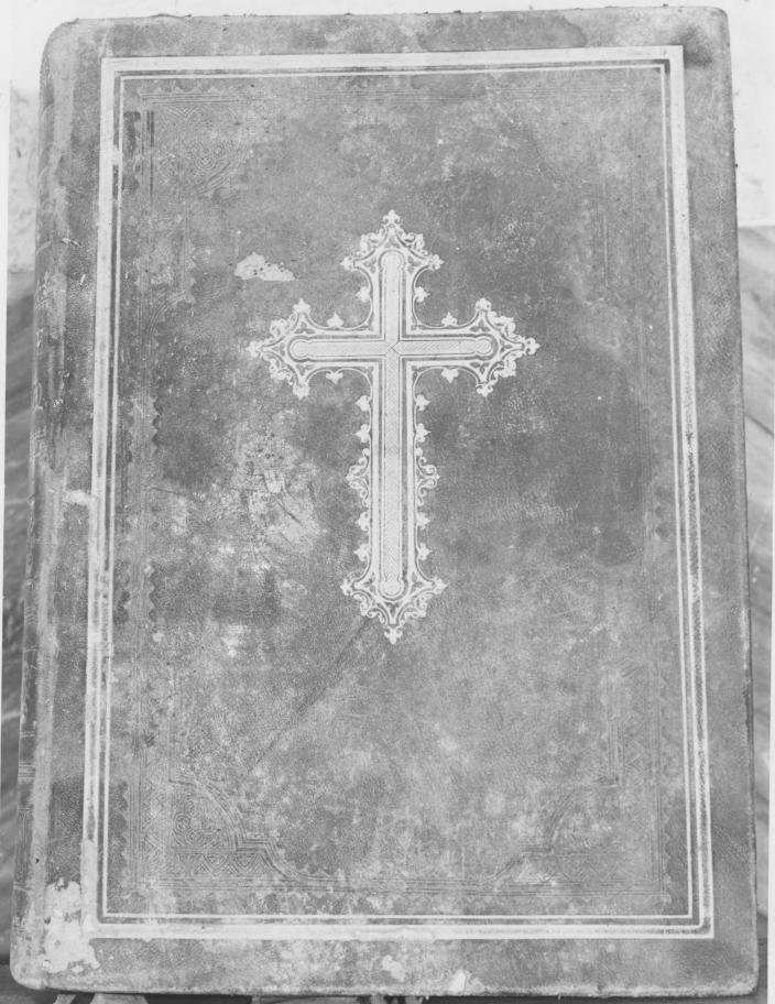 coperta di libro liturgico - bottega Italia meridionale (fine sec. XIX)