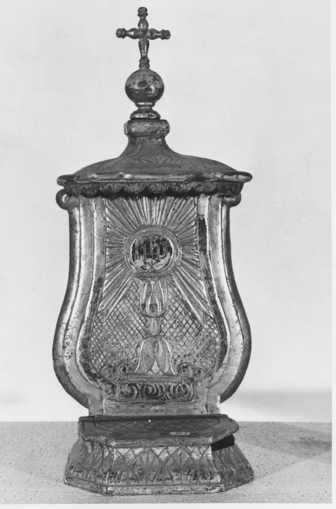 tronetto per esposizione eucaristica - bottega napoletana (metà sec. XIX)