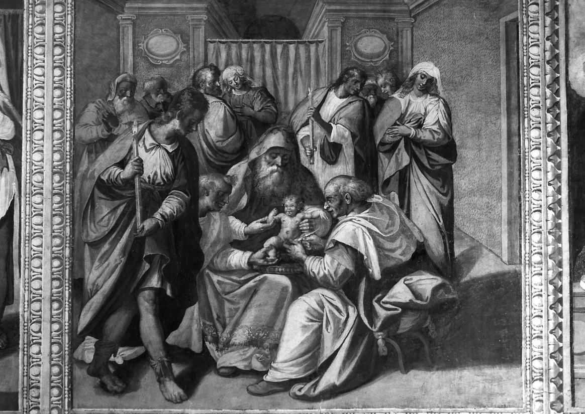 circoncisione di Gesù Bambino (dipinto, ciclo) di Ferro Pietro Antonio (sec. XVII)