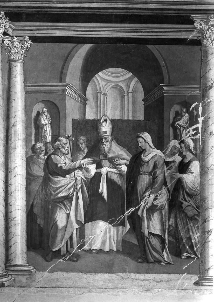 Sposalizio di Maria Vergine (dipinto, ciclo) di Ferro Pietro Antonio (sec. XVII)