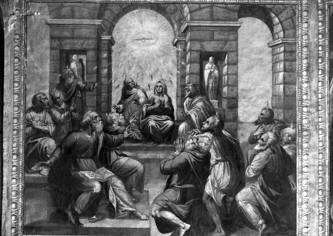 Pentecoste (dipinto, ciclo) di Ferro Pietro Antonio (sec. XVII)