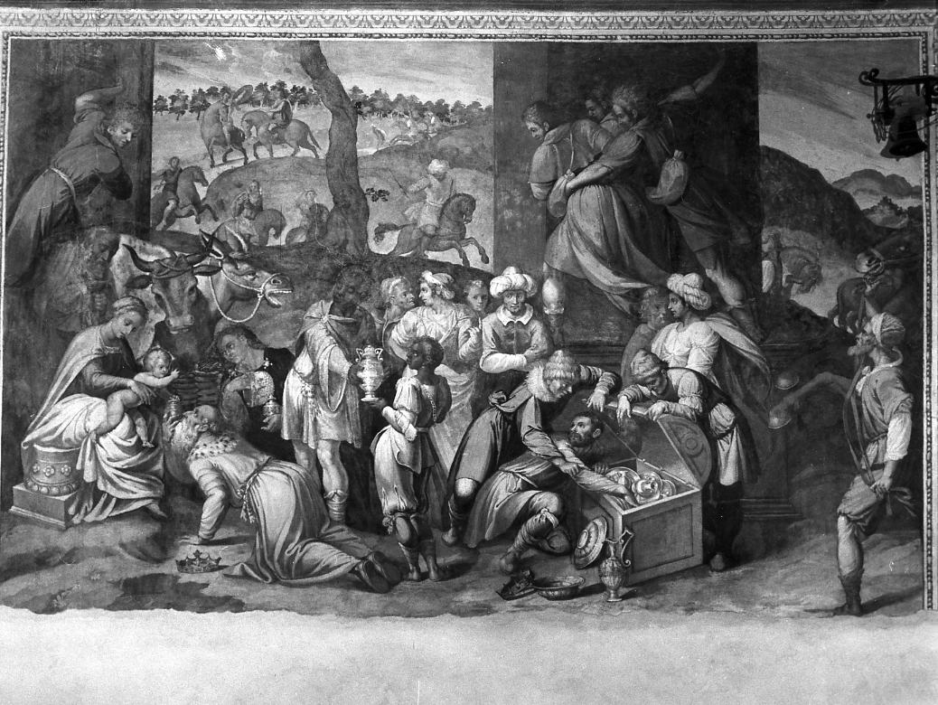adorazione dei Re Magi (dipinto, ciclo) di Ferro Pietro Antonio (sec. XVII)