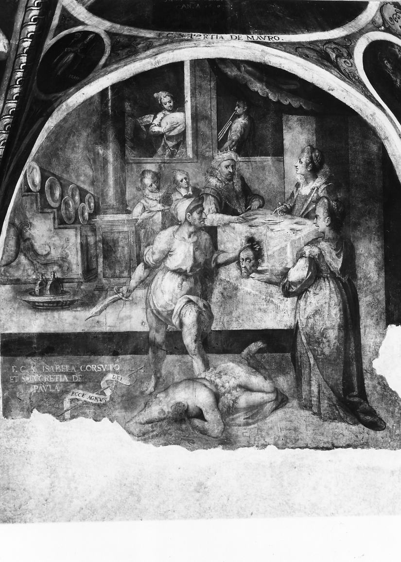 decapitazione di San Giovanni Battista (dipinto, ciclo) di Ferro Pietro Antonio (sec. XVII)