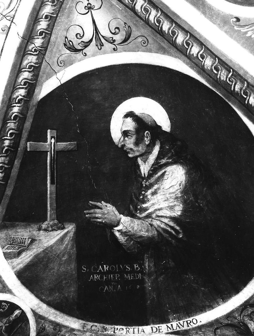 San Carlo Borromeo (dipinto, ciclo) di Ferro Pietro Antonio (sec. XVII)