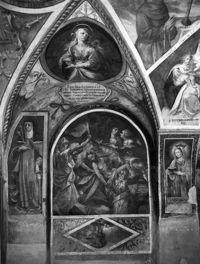 Santi (dipinto, ciclo) di Ferro Pietro Antonio (sec. XVII)