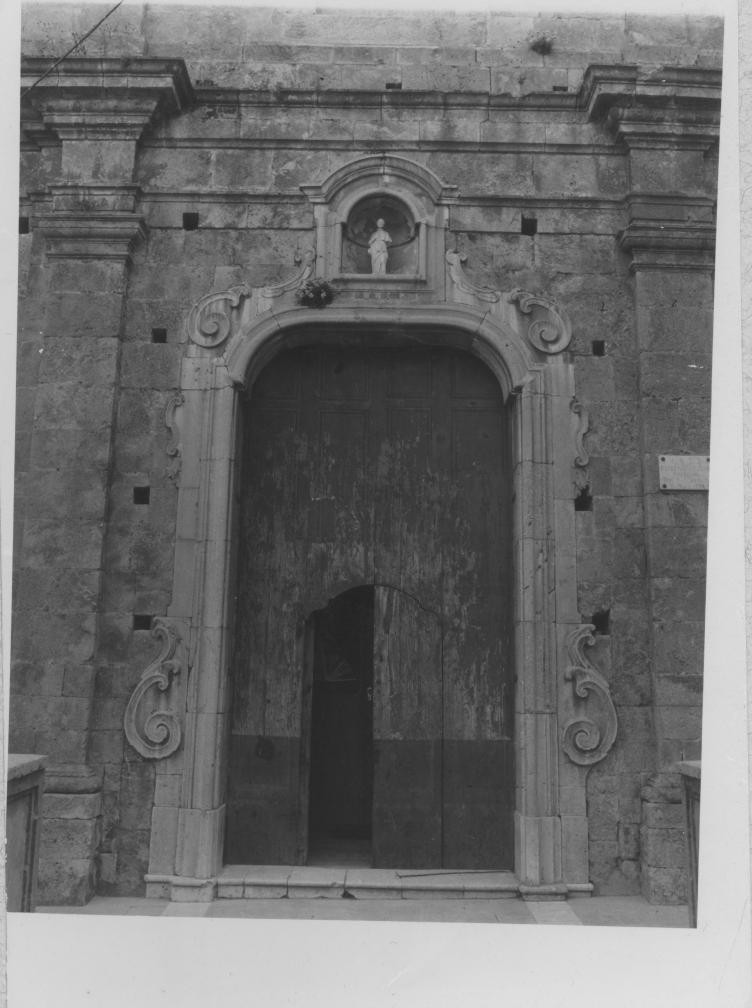 porta, elemento d'insieme - bottega lucana (sec. XVIII)