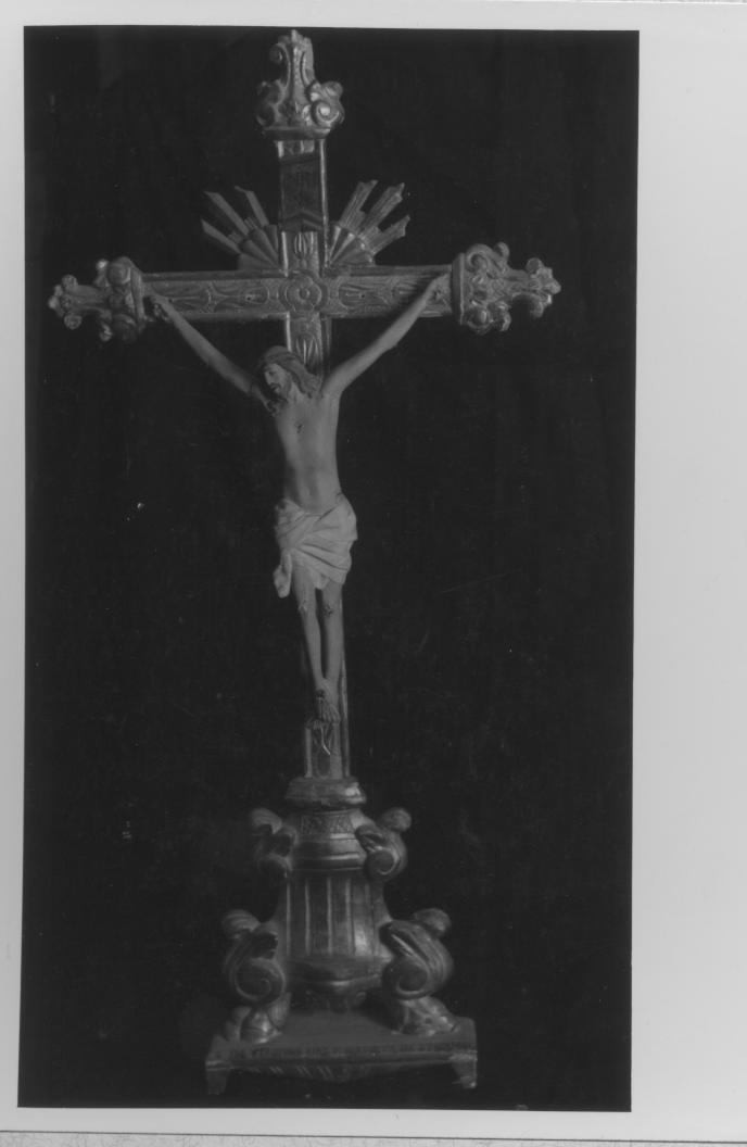 croce d'altare, opera isolata - bottega napoletana (sec. XIX)