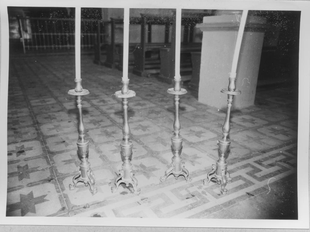 candeliere, serie - bottega napoletana (sec. XIX)