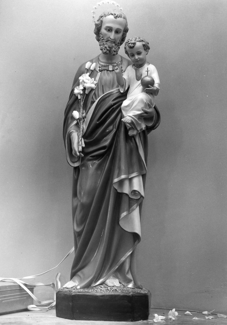 San Giuseppe (statua, opera isolata) - bottega tirolese (secc. XIX/ XX)