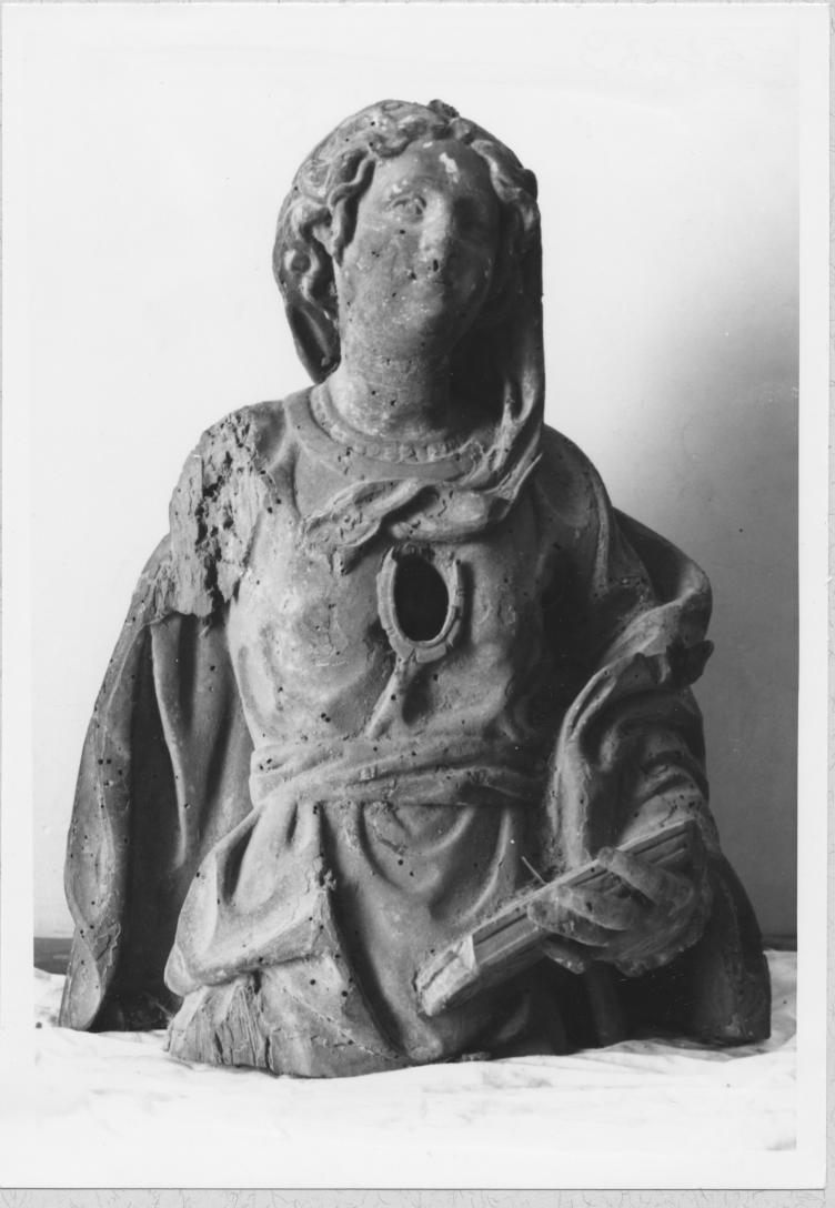 Santa (reliquiario - a busto) - bottega napoletana (prima metà sec. XVIII)