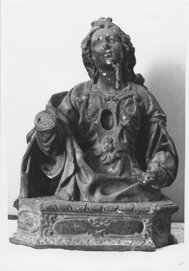 Santa Cristina (reliquiario - a busto) - bottega napoletana (prima metà sec. XVIII)