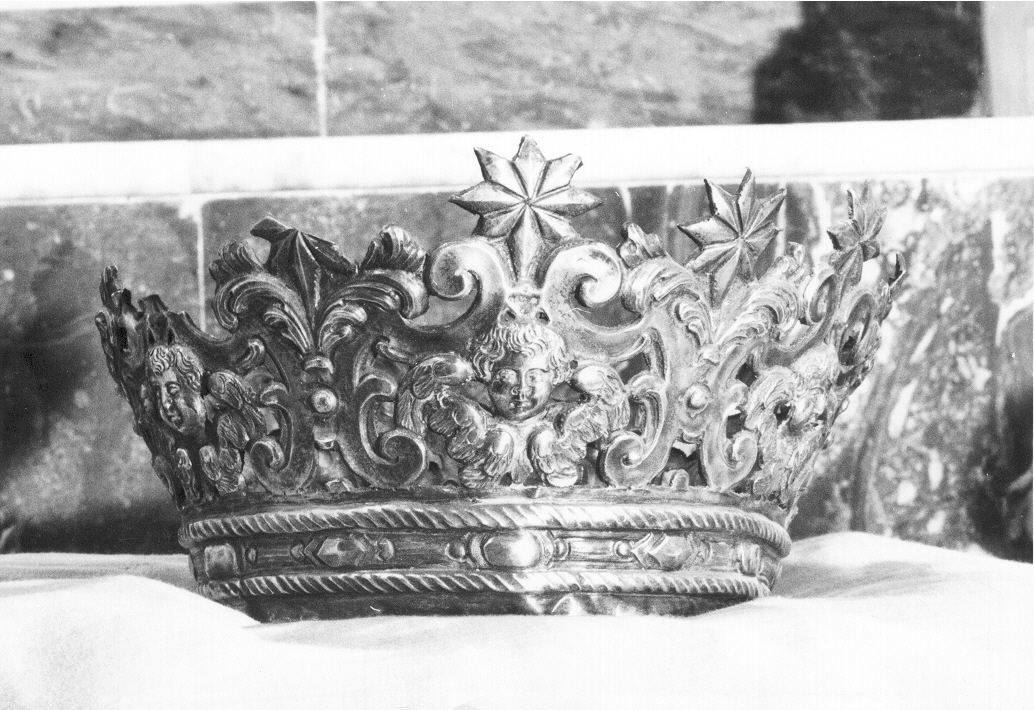 corona da statua - bottega napoletana (prima metà sec. XVIII)