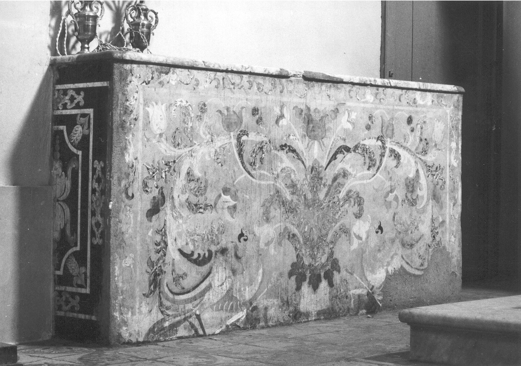 paliotto - bottega lucana (prima metà sec. XVIII)