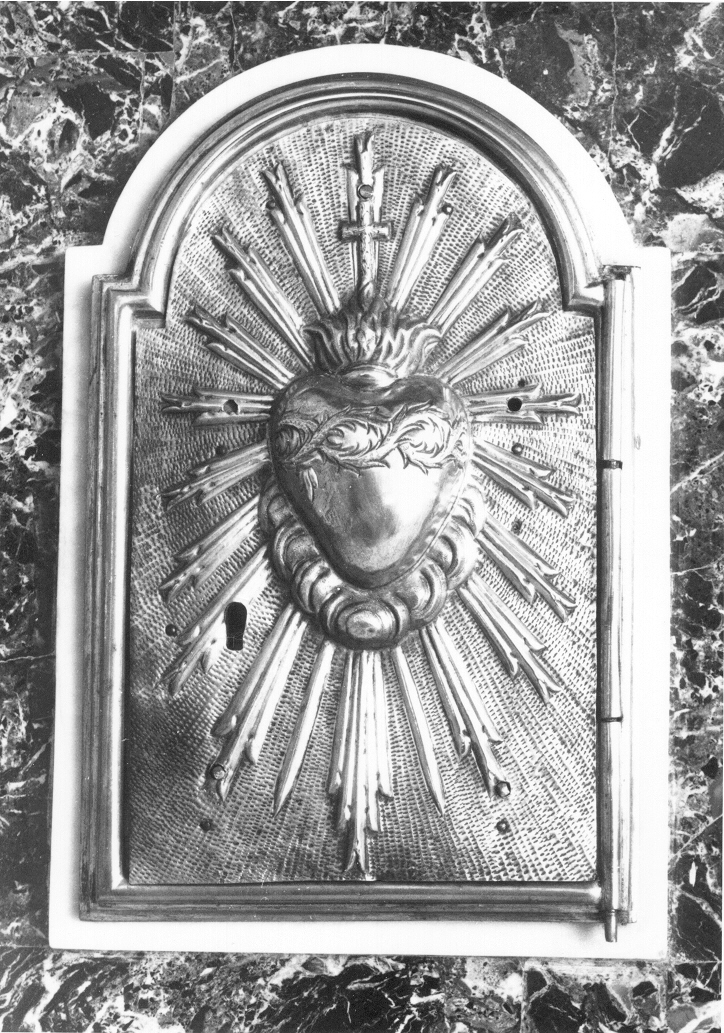 sportello di tabernacolo - bottega napoletana (metà sec. XIX)