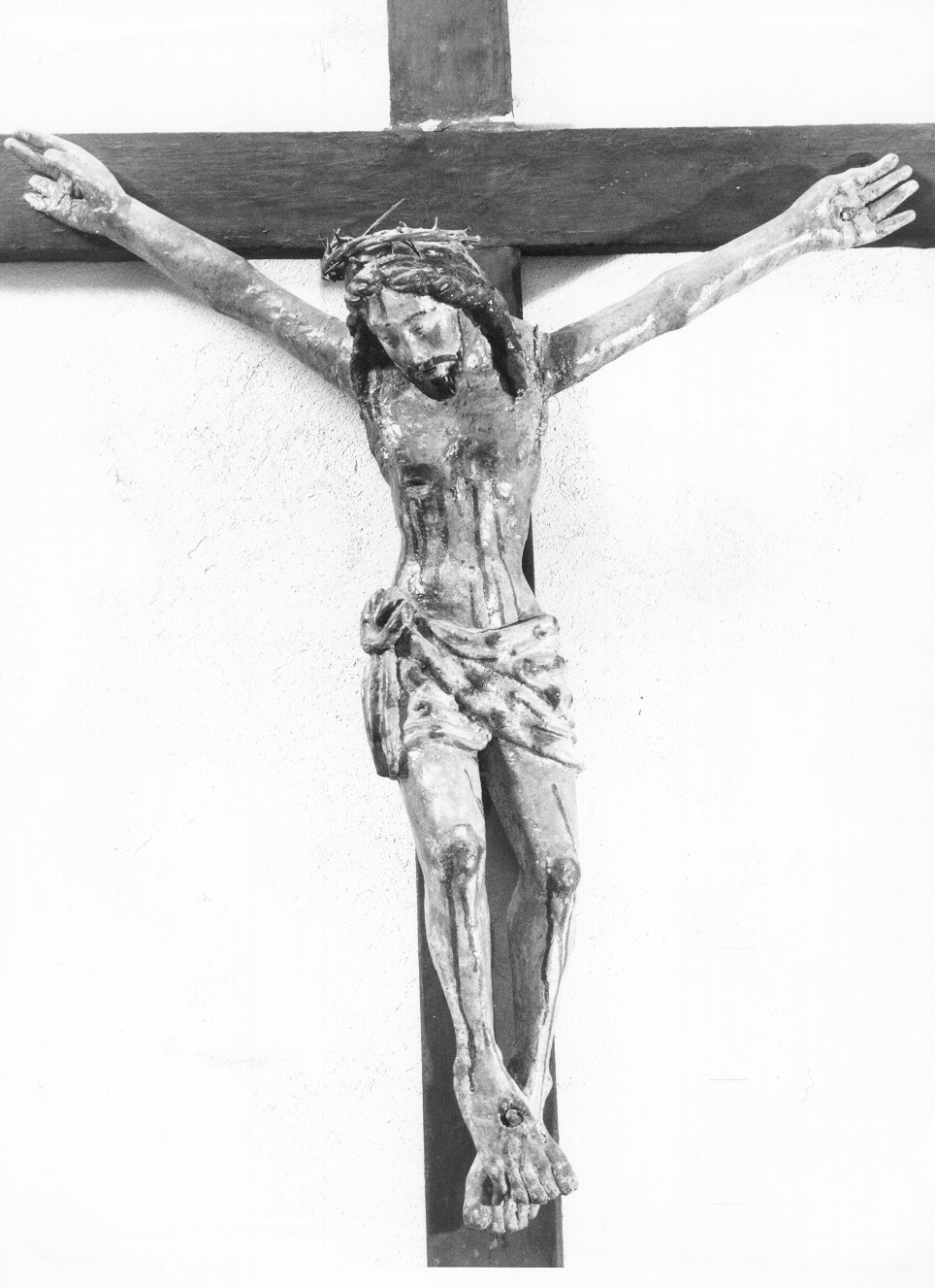 crocifisso - bottega Italia meridionale (prima metà sec. XVII)