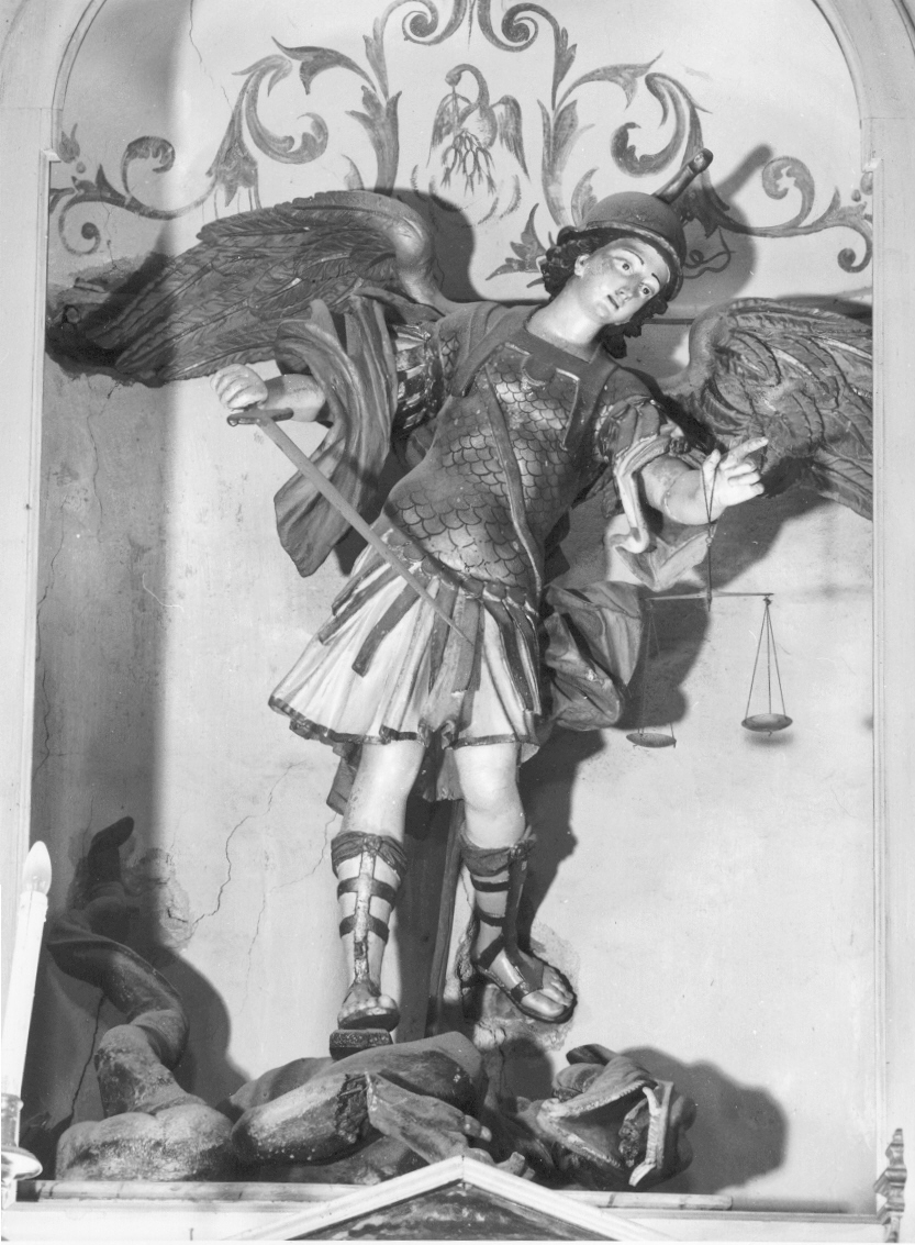 San Michele Arcangelo (statua) - bottega napoletana (prima metà sec. XVIII)