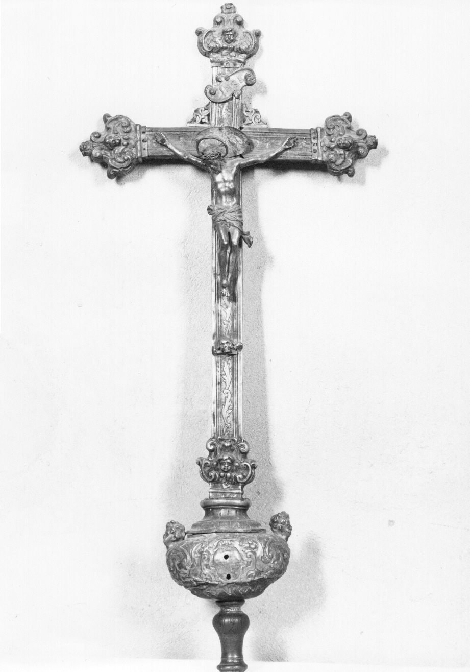 croce processionale - bottega napoletana (primo quarto sec. XVIII)
