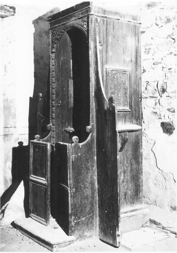 confessionale - bottega Italia meridionale (sec. XVII)