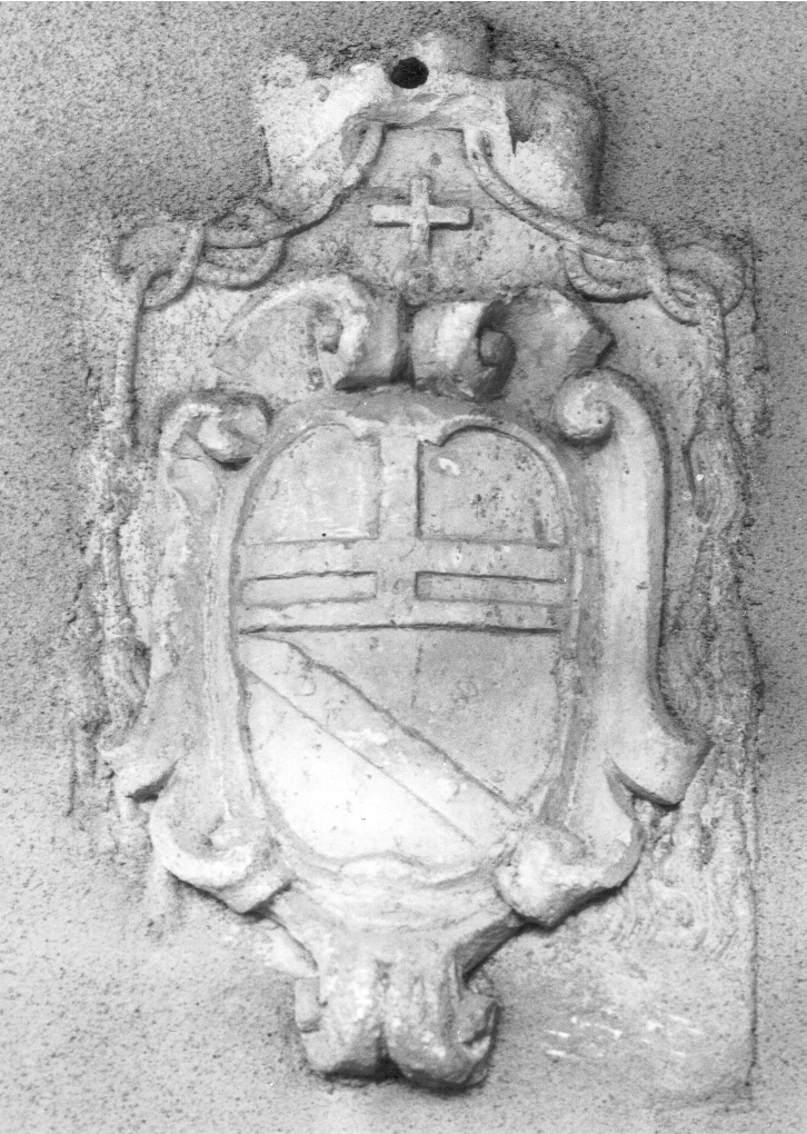 stemma vescovile (targa) - bottega Italia meridionale (prima metà sec. XVII)