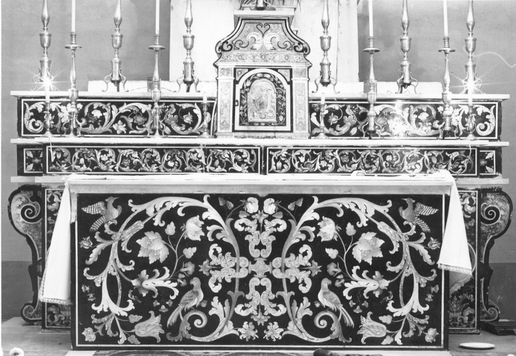 altare maggiore di Vita Gaetano (attribuito) (prima metà sec. XVIII)