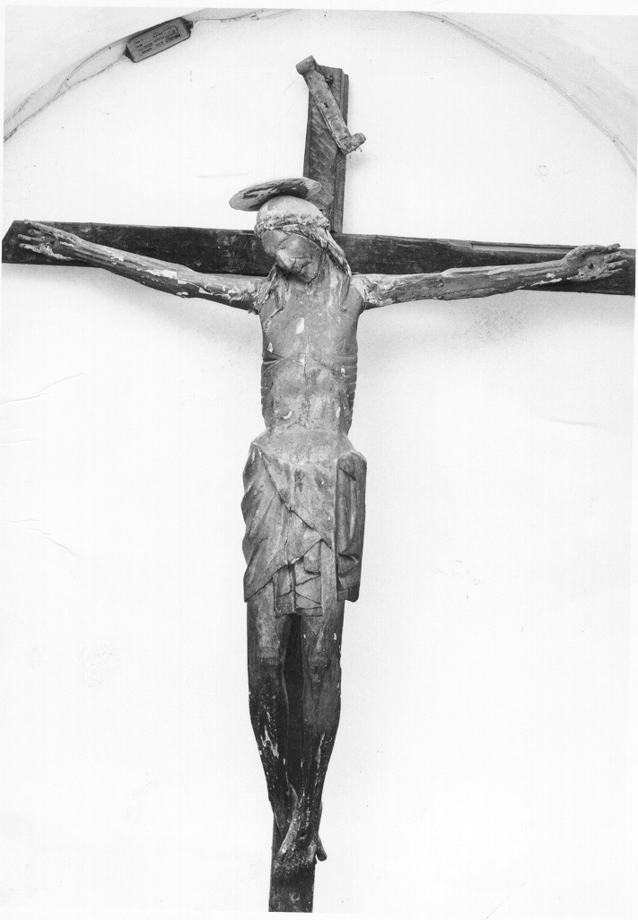 Cristo crocifisso (scultura) - bottega lucana (fine sec. XV)