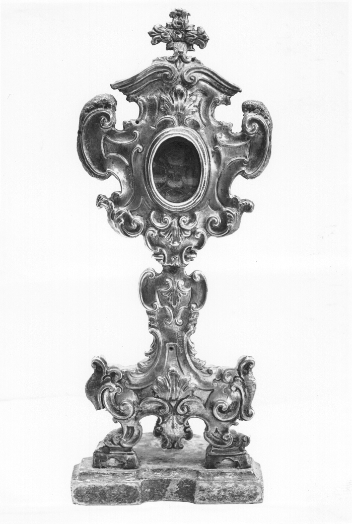 reliquiario - a ostensorio - bottega napoletana (sec. XVIII)