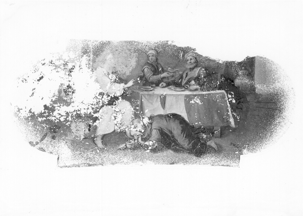 Cristo e Santa Maria Maddalena (dipinto) di Oliva Domenico Simone (attribuito) (prima metà sec. XIX)