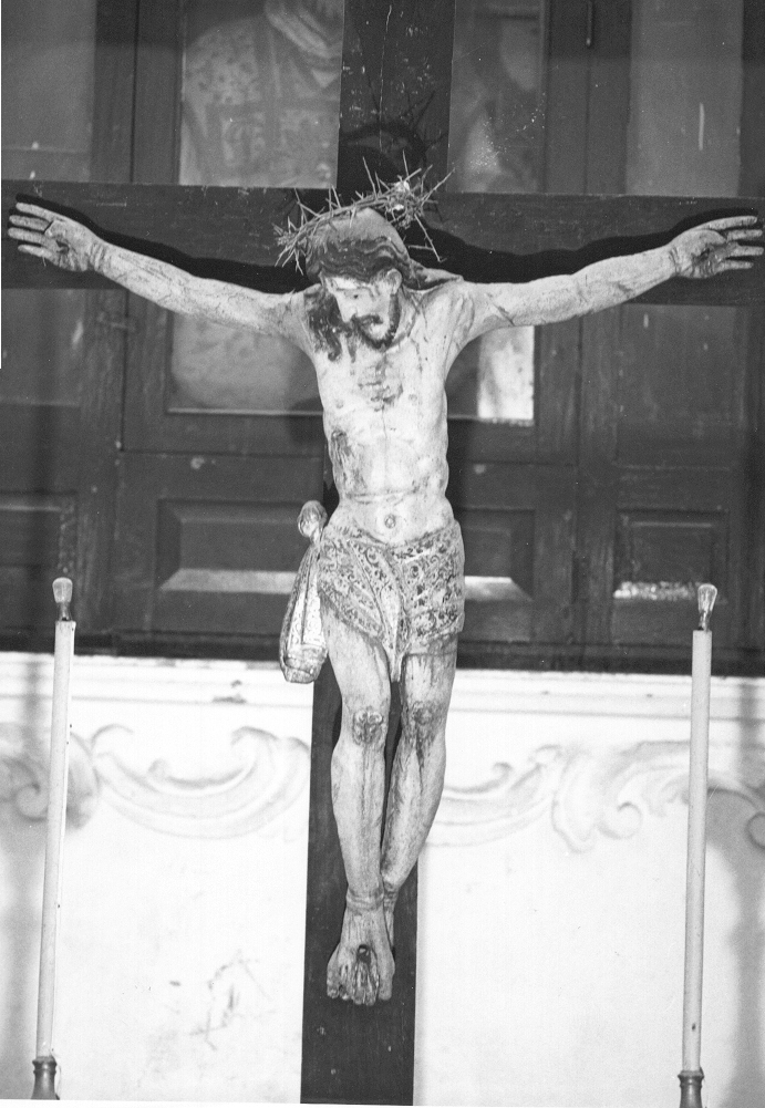 crocifisso - bottega Italia meridionale (prima metà sec. XVII)