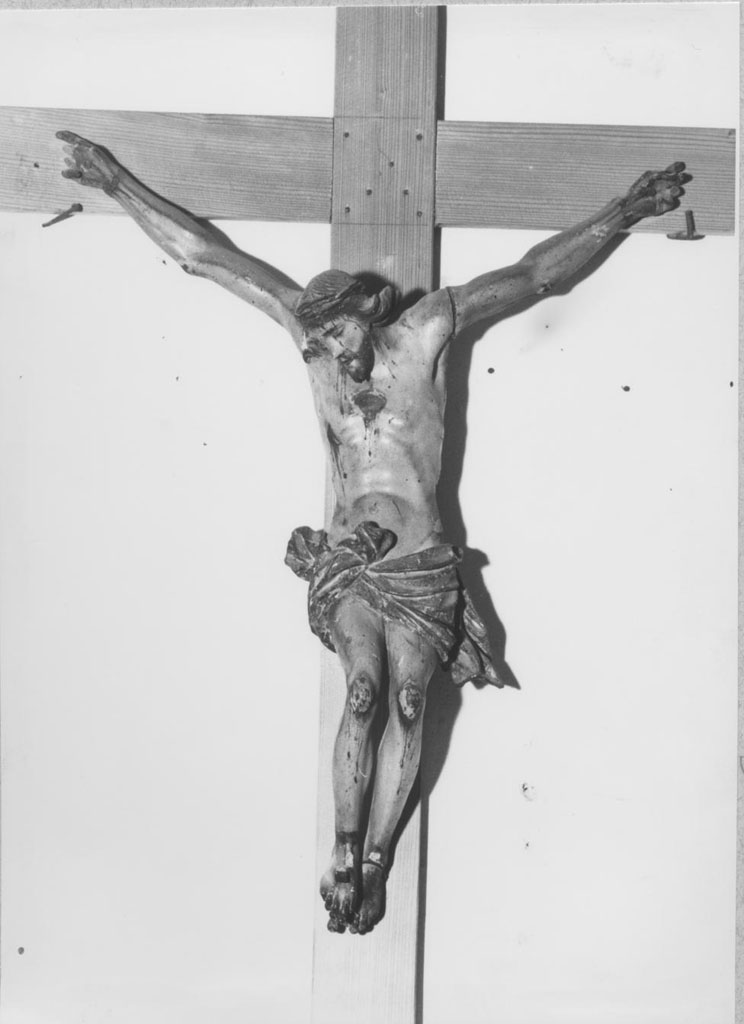 Cristo crocifisso (scultura) - bottega napoletana (seconda metà sec. XVIII)