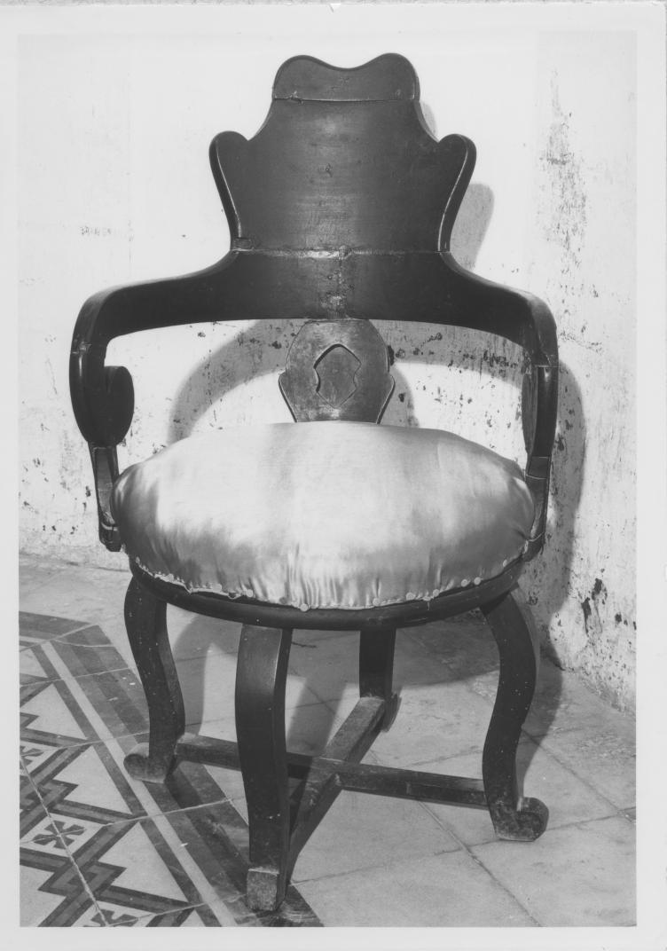 poltroncina - bottega lucana (prima metà sec. XIX)