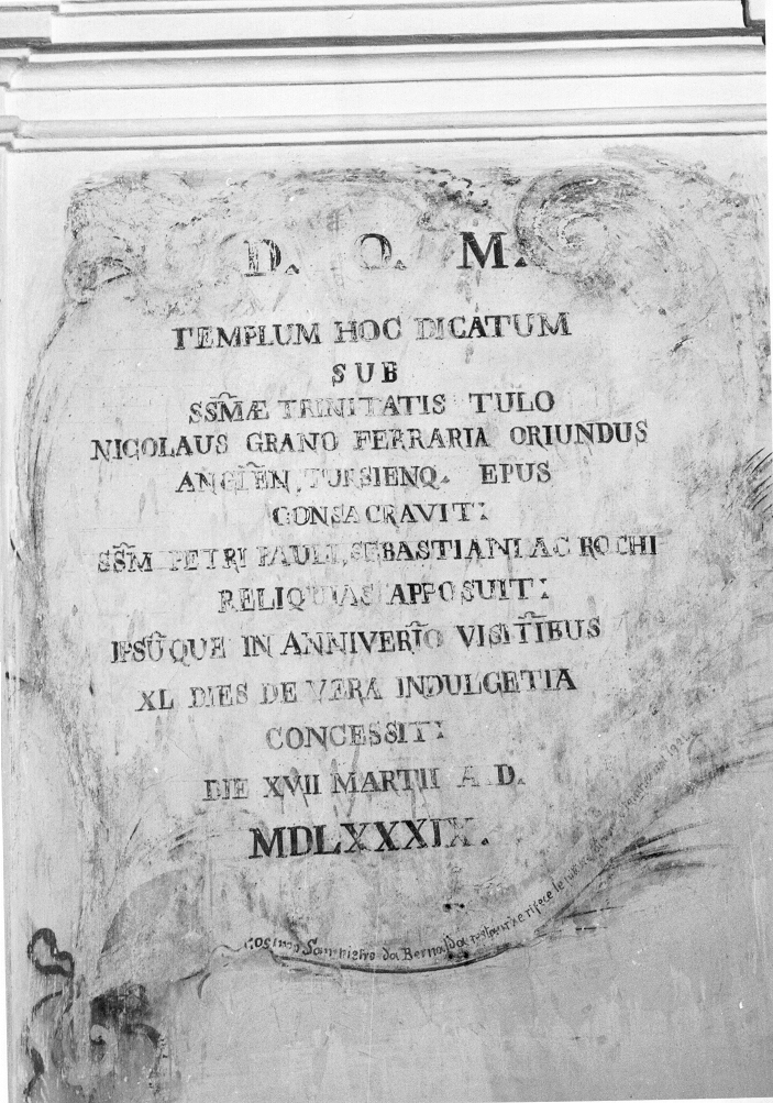 lapide - bottega lucana (metà sec. XVIII)