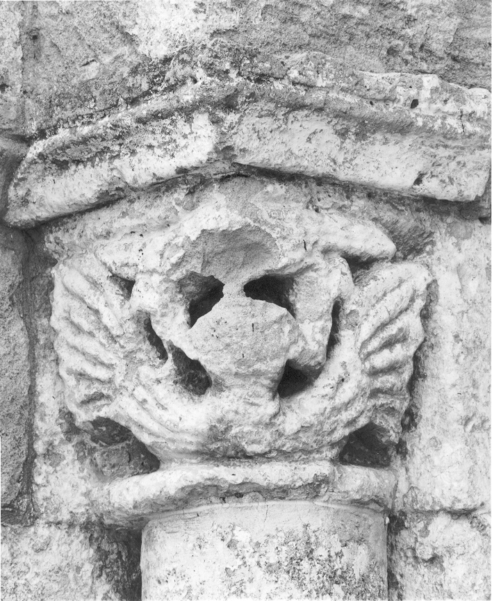 figura antropomorfa (capitello) - bottega Italia meridionale (prima metà sec. XII)