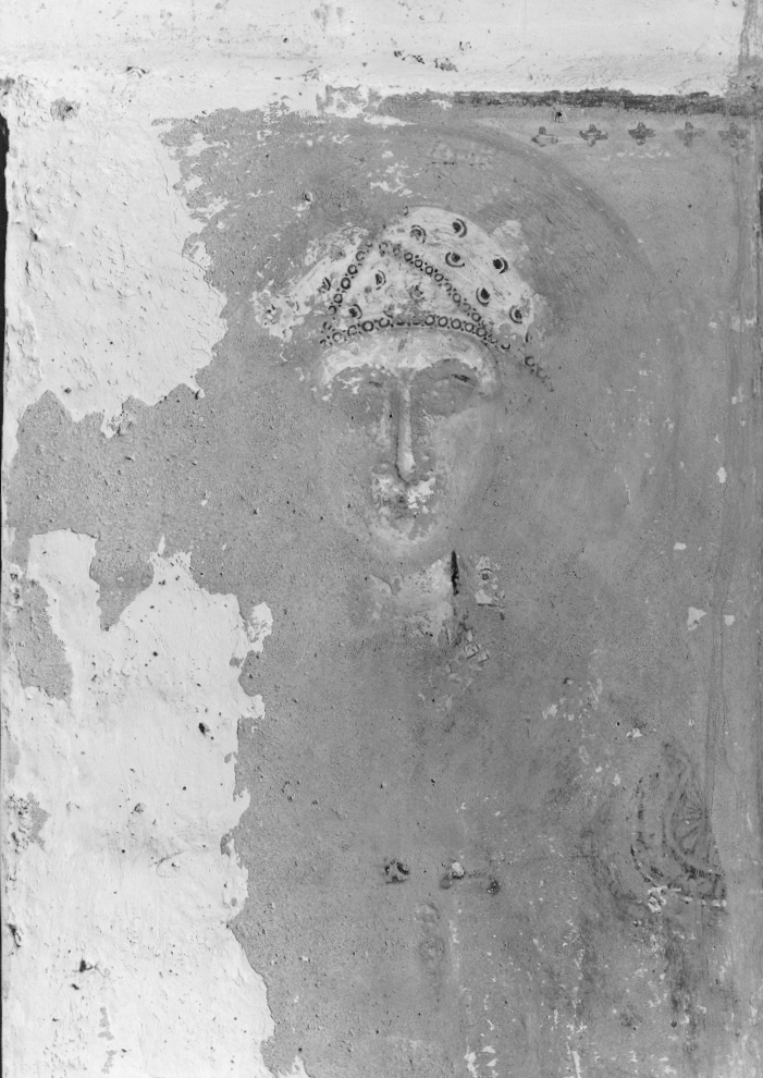 Santo (dipinto, serie) - ambito Italia meridionale (ultimo quarto sec. XII)