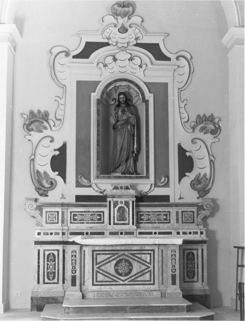 mostra d'altare di Tabacchi Carlo Andrea (bottega) (ultimo quarto sec. XVIII)