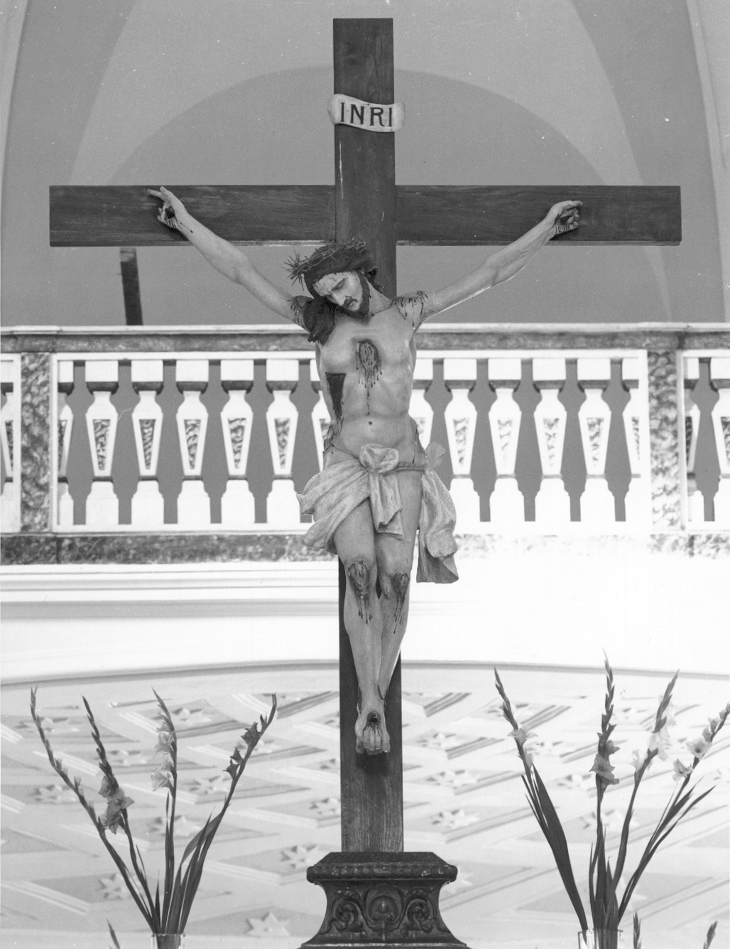 Cristo crocifisso (scultura) - bottega napoletana (metà sec. XIX)