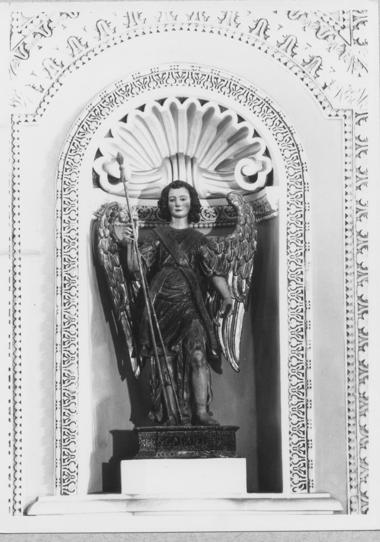 San Gabriele Arcangelo (statua, elemento d'insieme) - bottega napoletana (sec. XVII)