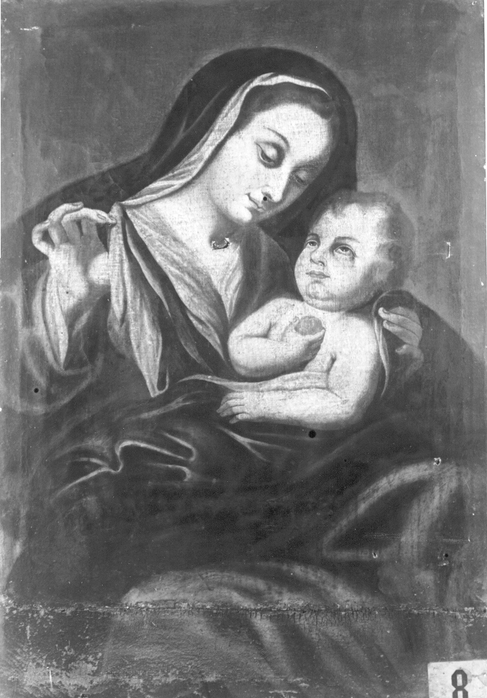 Madonna con Bambino (dipinto) - ambito lucano (prima metà sec. XVII)