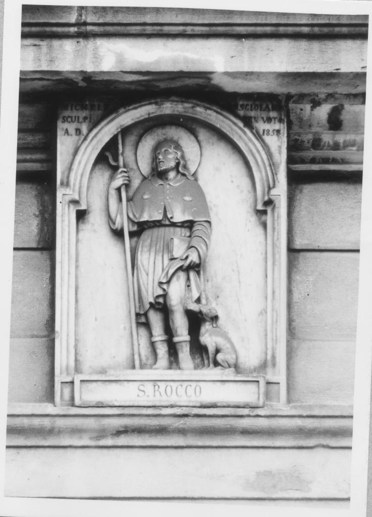 San Rocco (rilievo) di Busciolano Michele (sec. XIX)
