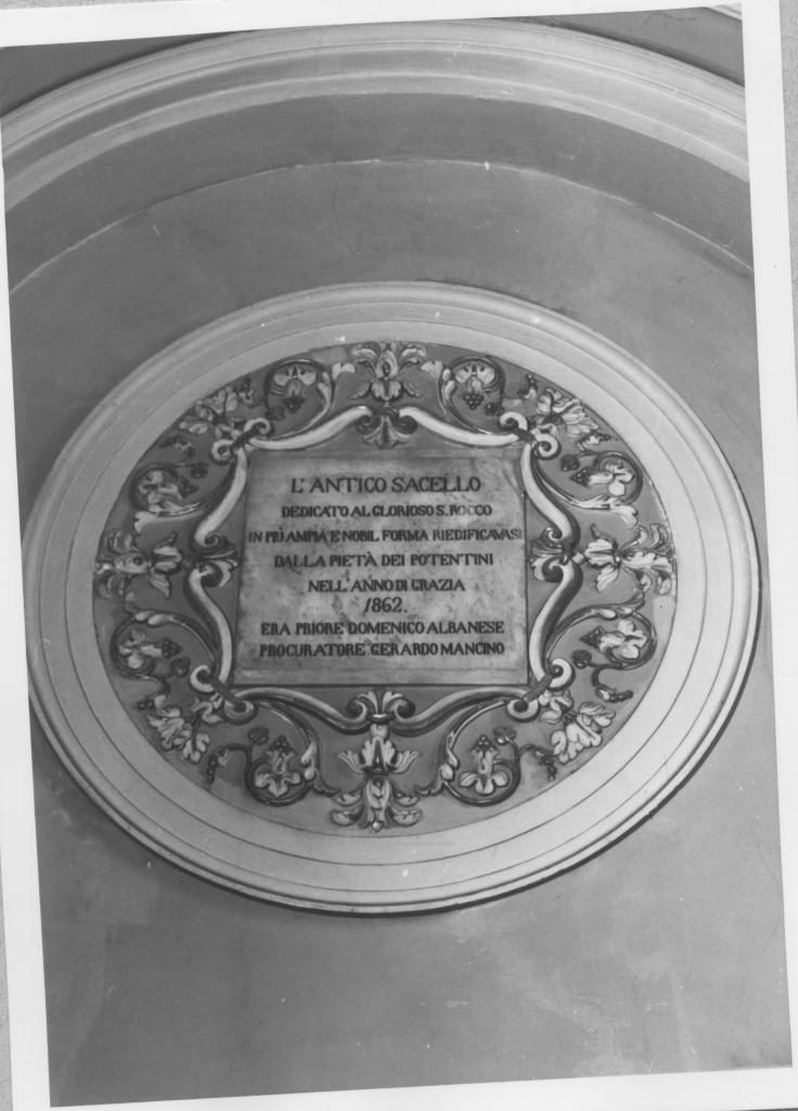 lapide - ambito lucano (sec. XIX)