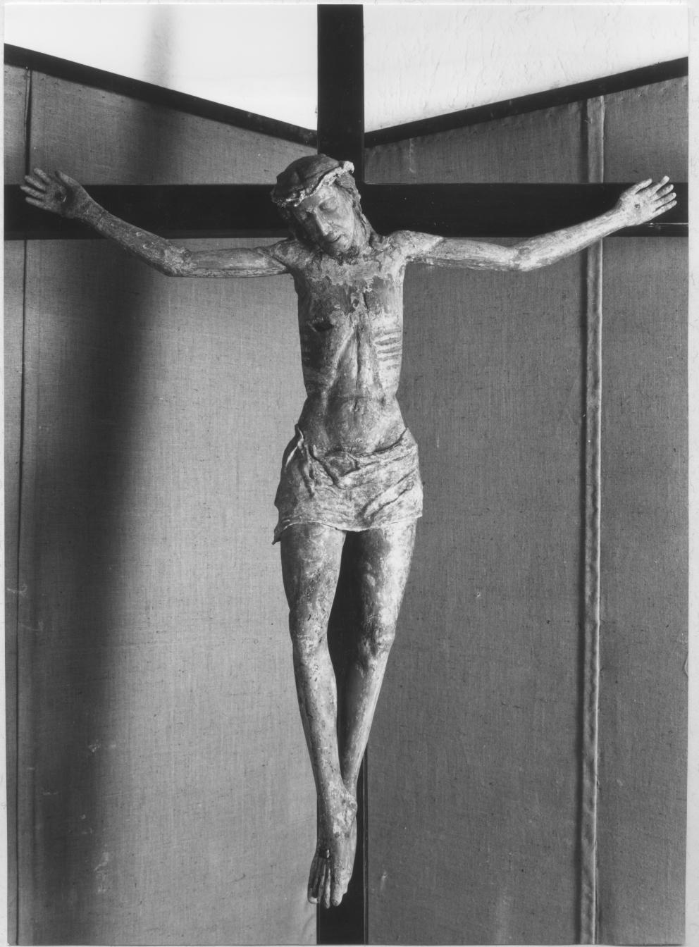 crocifisso - bottega Italia meridionale (prima metà sec. XV)